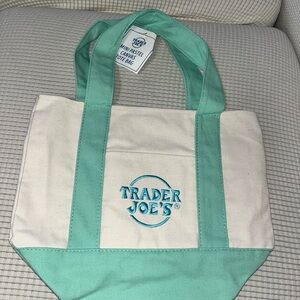 Green Trader Joe’s Mini Tote - Spring Limited Edition